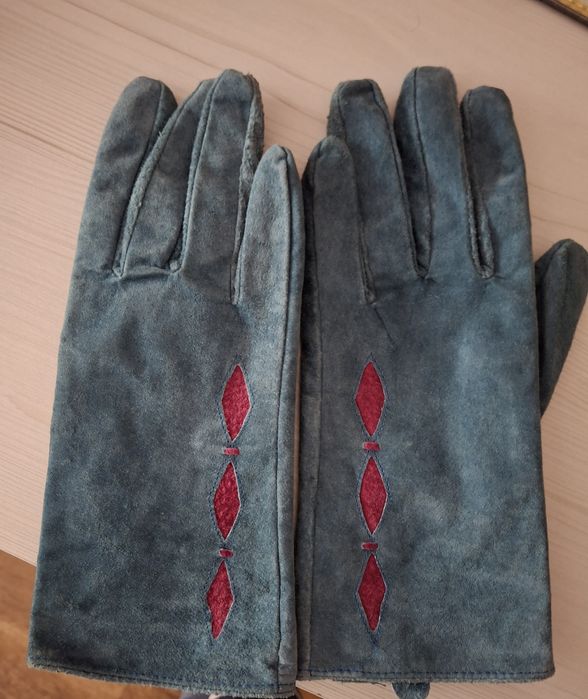 Перчатки замшеві(осінь) XS