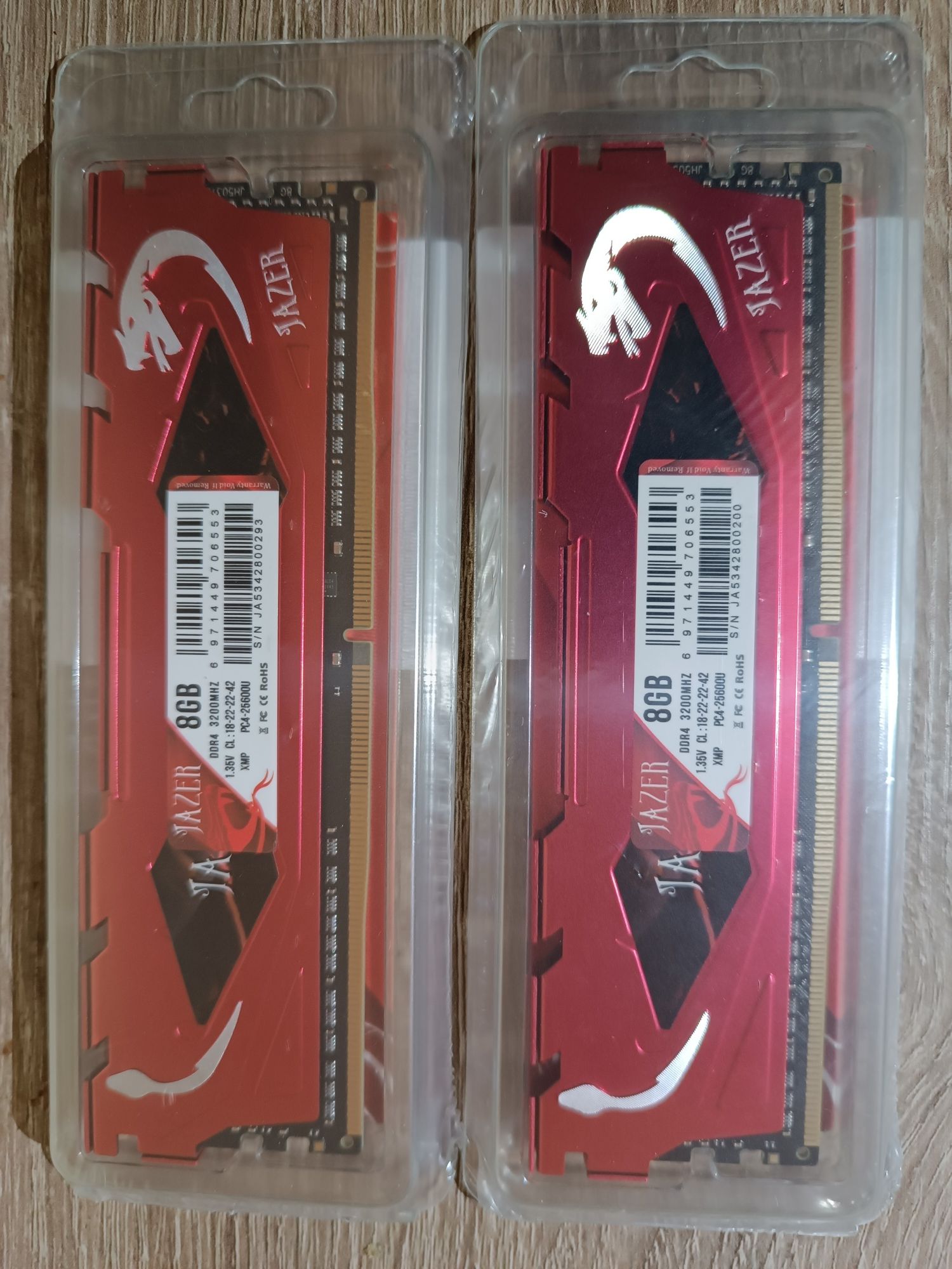 ОЗУ память новая DDR4 8Gb 3200MHz PC4-25600U ПАРНЫЕ