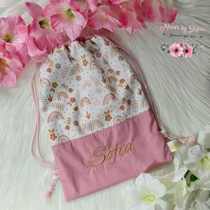 Saco-Mochila em Tecido - Personalizado