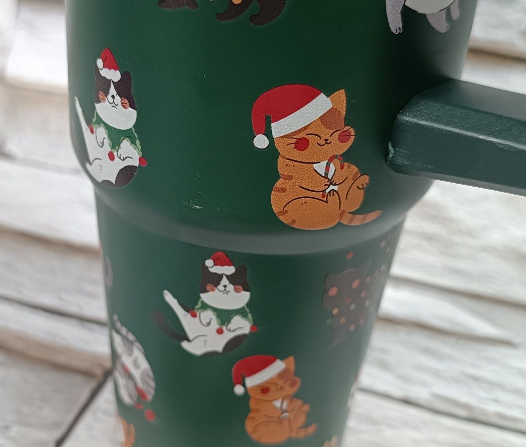 Kubek XXL ze słomką 850 ml