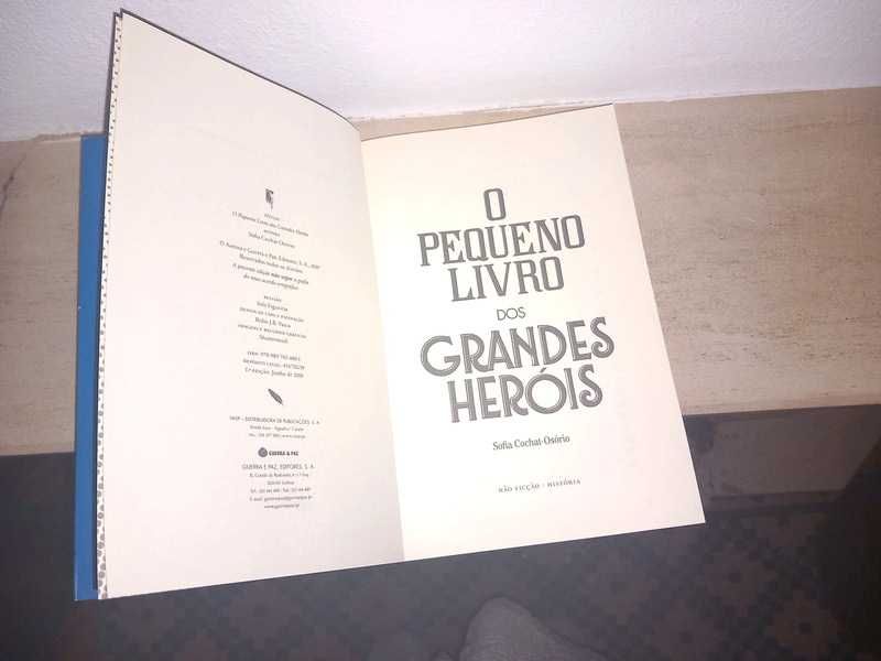 Livro- O Pequeno Livro dos Grandes Heróis-Sofia Coachat-Osório