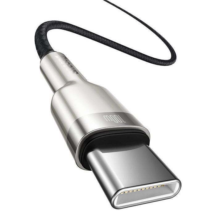Baseus Cafule Metal Data kabel USB C - USB C 100W Power Delivery 2m