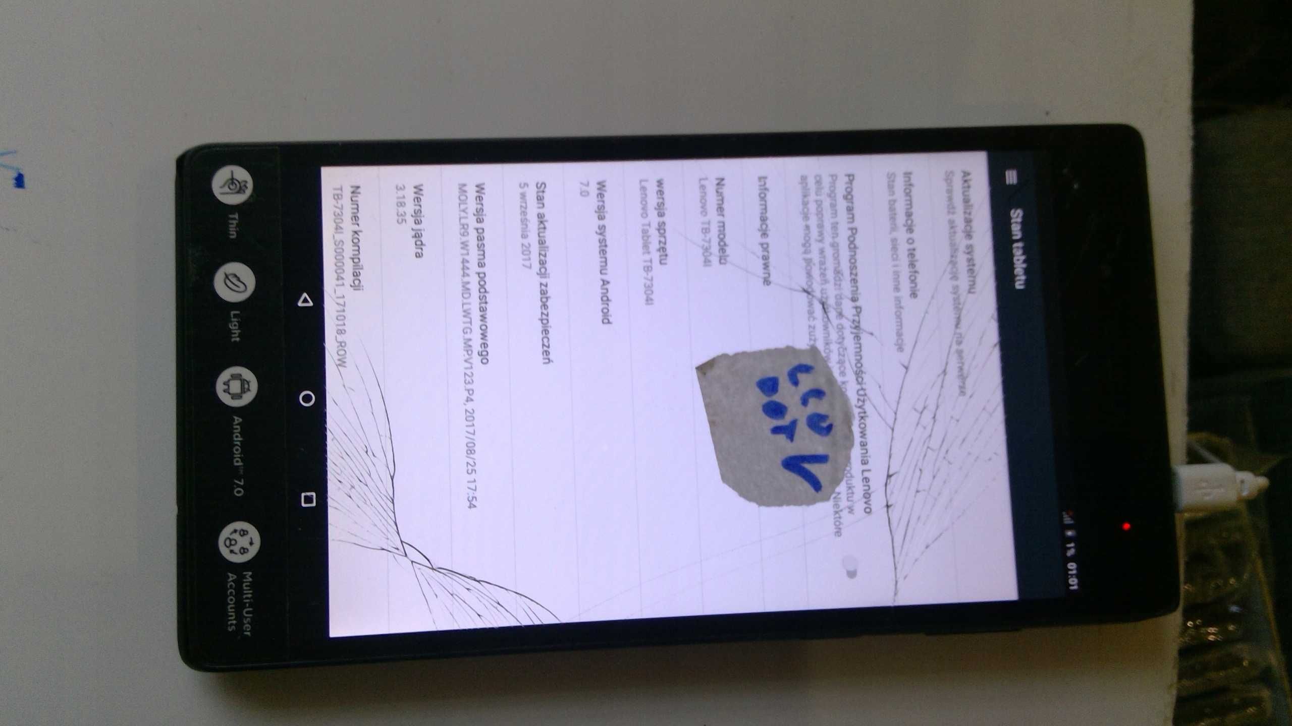 Tablet Lenovo TB-7304L L67