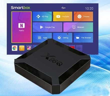ТВ-приставка android-box X96Q 2/16 GB Android 10,налаштування під ключ