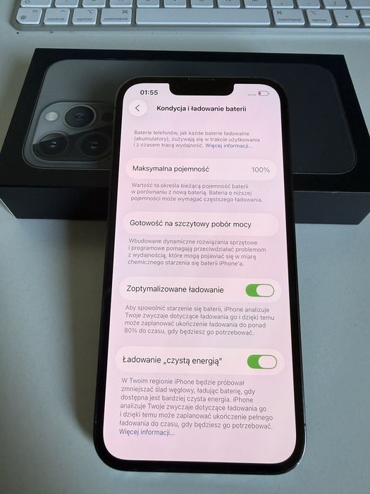 iPhone 13 Pro 256gb Grafit Bateria 100%