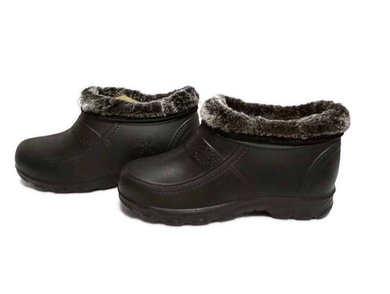 Kalosze damskie ocieplane lekkie krótkie nr. 37