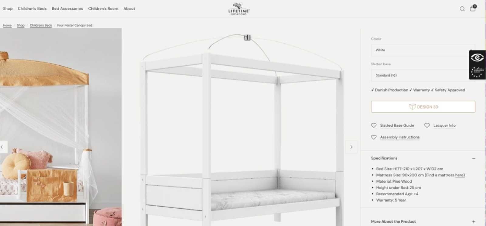 Cama para Menina