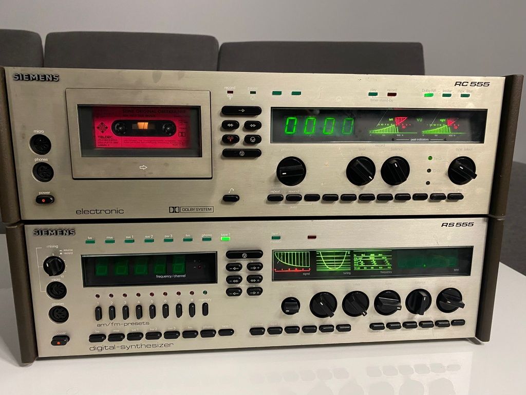 Siemens Amplituner Tape Deck RS 555   RC 555