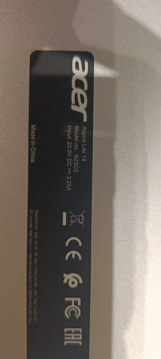 Komputer  Acer Aspire Lite 14  Model N23G2   Gwarancje