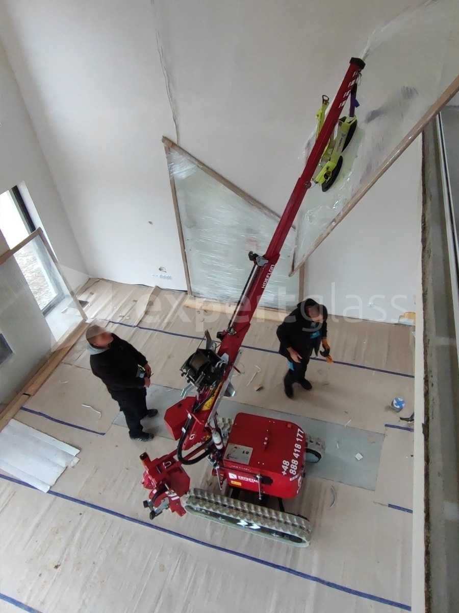 Dźwig, Mini żuraw, Hoeflon C1e, Wynajem - Bez operatora