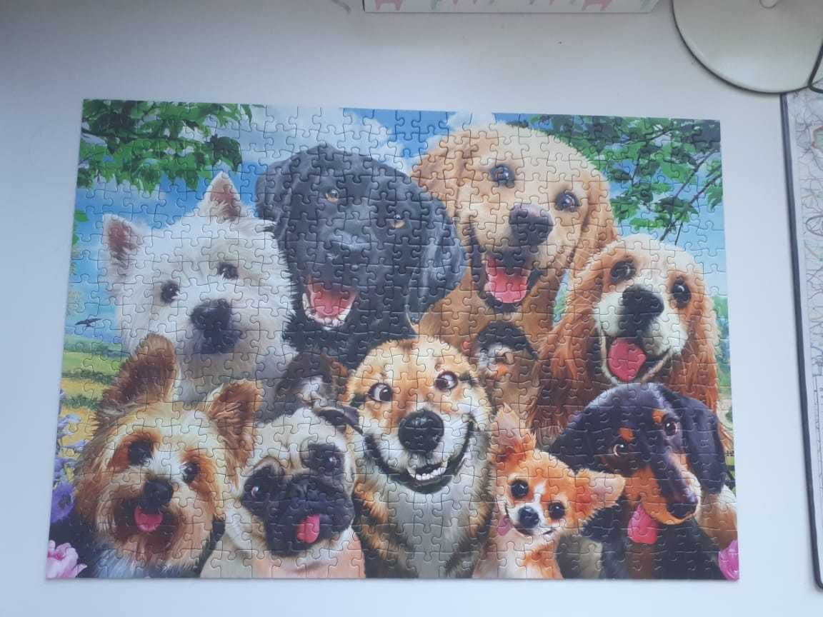 Puzzle 500 elementów pieski