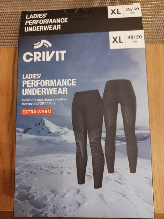 Legginsy funkcyjne XL 46/48 że wstawkami termo