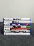 Coleção de jogos PS5