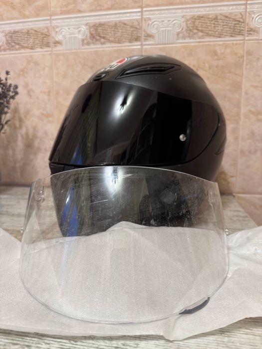 Мотошлем AGV K1 black matt XS с гарнитурой