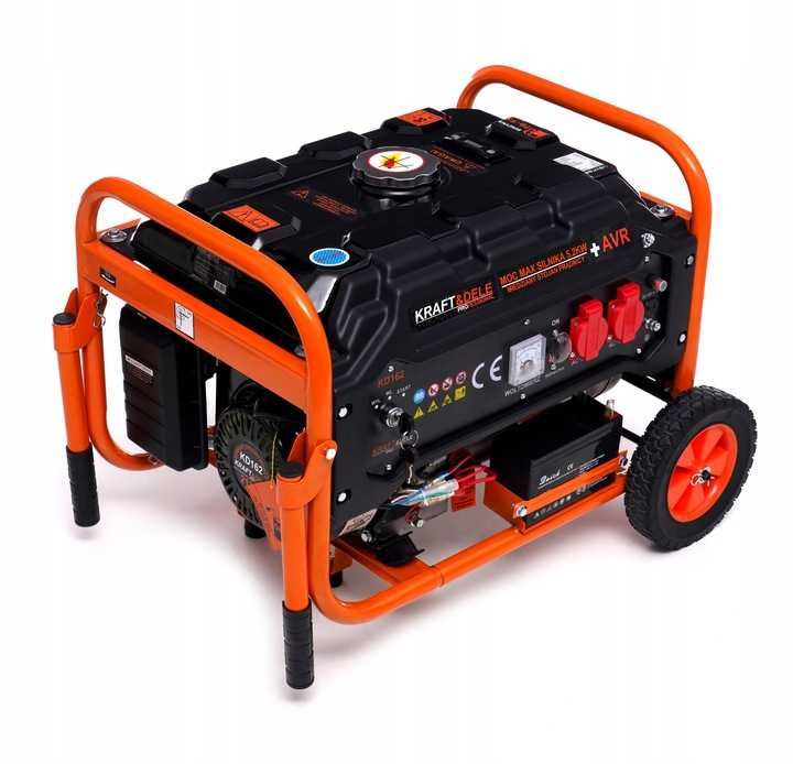 Agregat Prądotwórczy 5200W 7KM 230V MIEDŹ EL-START Jakość Sklep