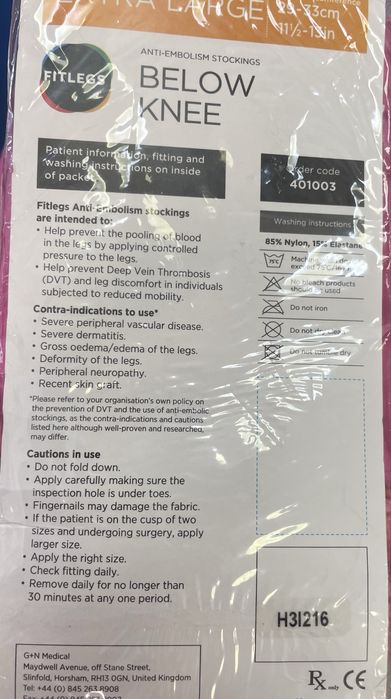 FitLegs podkolanówki uciskowe przeciwzatorowe z odkrytymi palcami