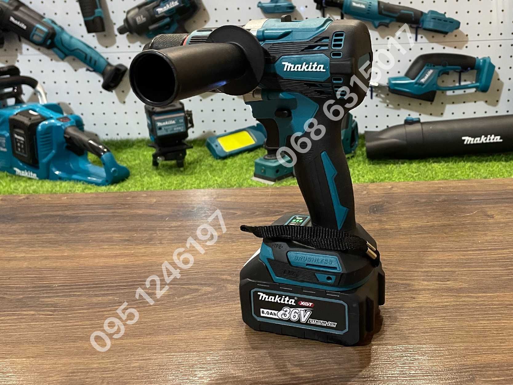 Шуруповерт акумуляторный  Makita DHP 485 шурупокрут набор инструментов