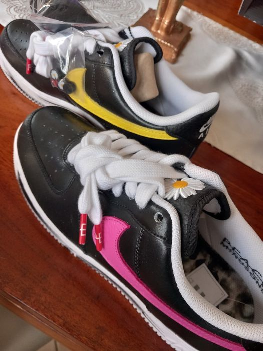 Nike Air Firce1 Low G Dragon Peaceminusone czarne rozmiar 44.5 męskie