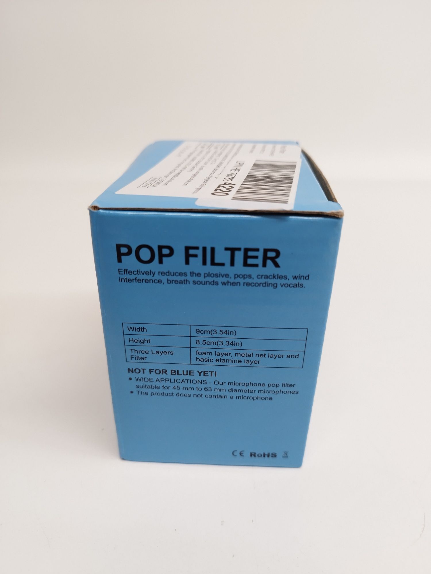Pop filter mikrofonowy