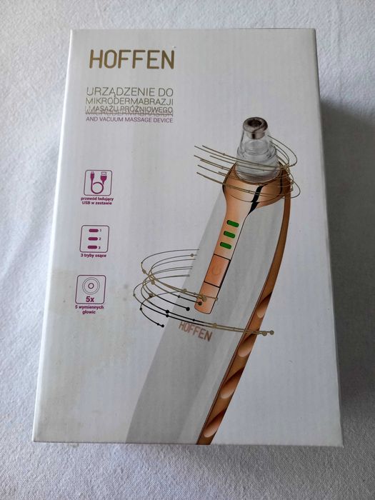 Urządzenie do mikrodermabrazji i masażu próżniowego Hoffen
