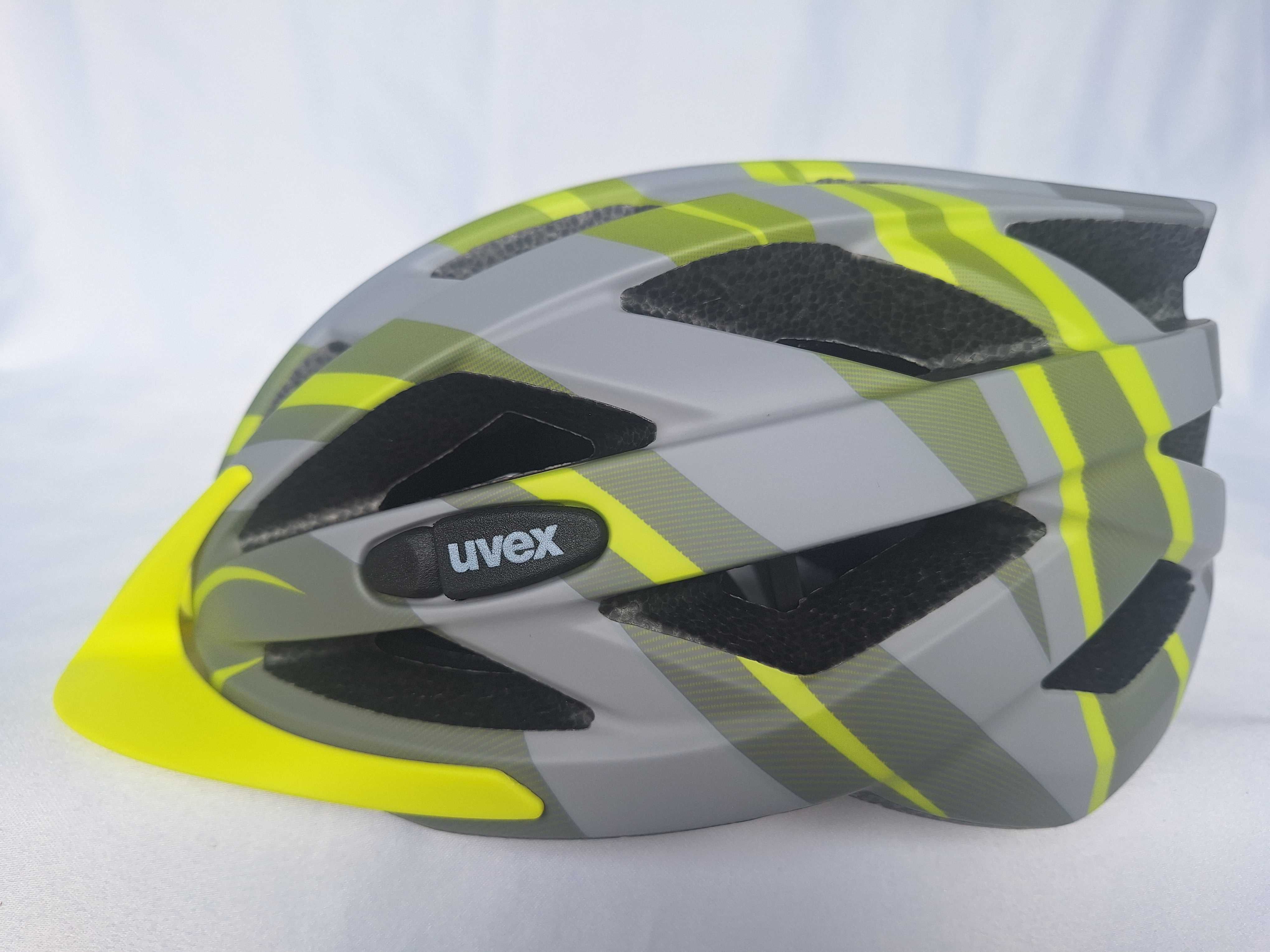 Kask rowerowy Uvex Air Wing cc Grey Lime Mat M 52-57cm