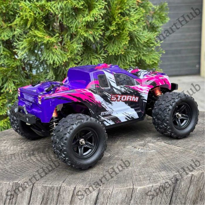 Баггі 36 км/год на радіокеруванні "Blaze Storm" рожевий Джип на пульті