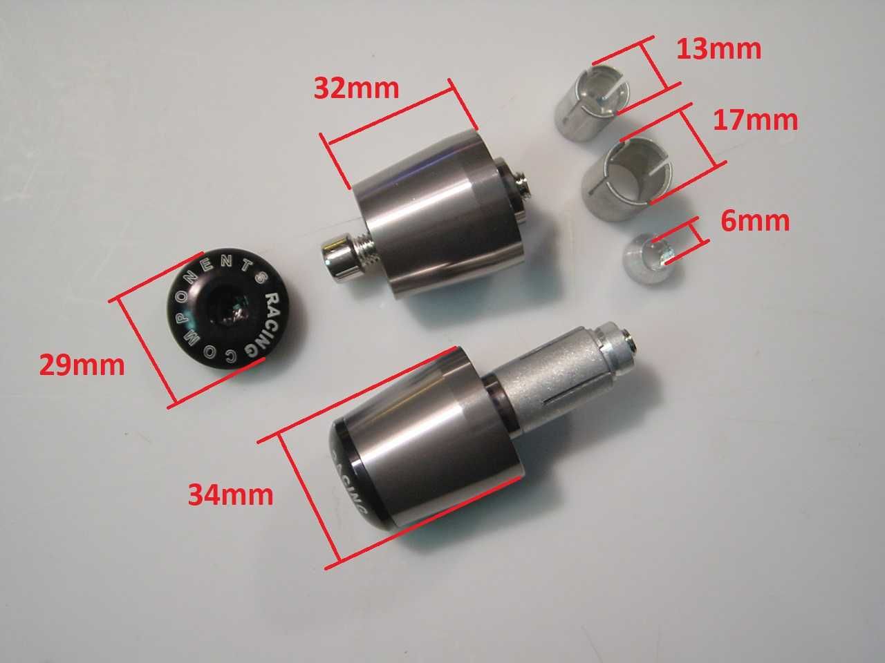 Topos para guiador ou avanços de mota