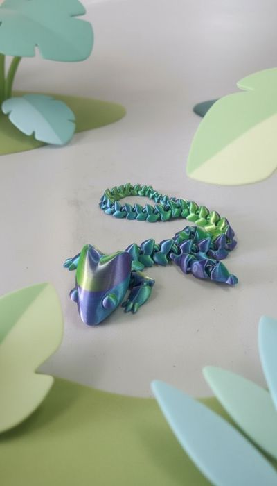 Impressao 3d dragão articulado