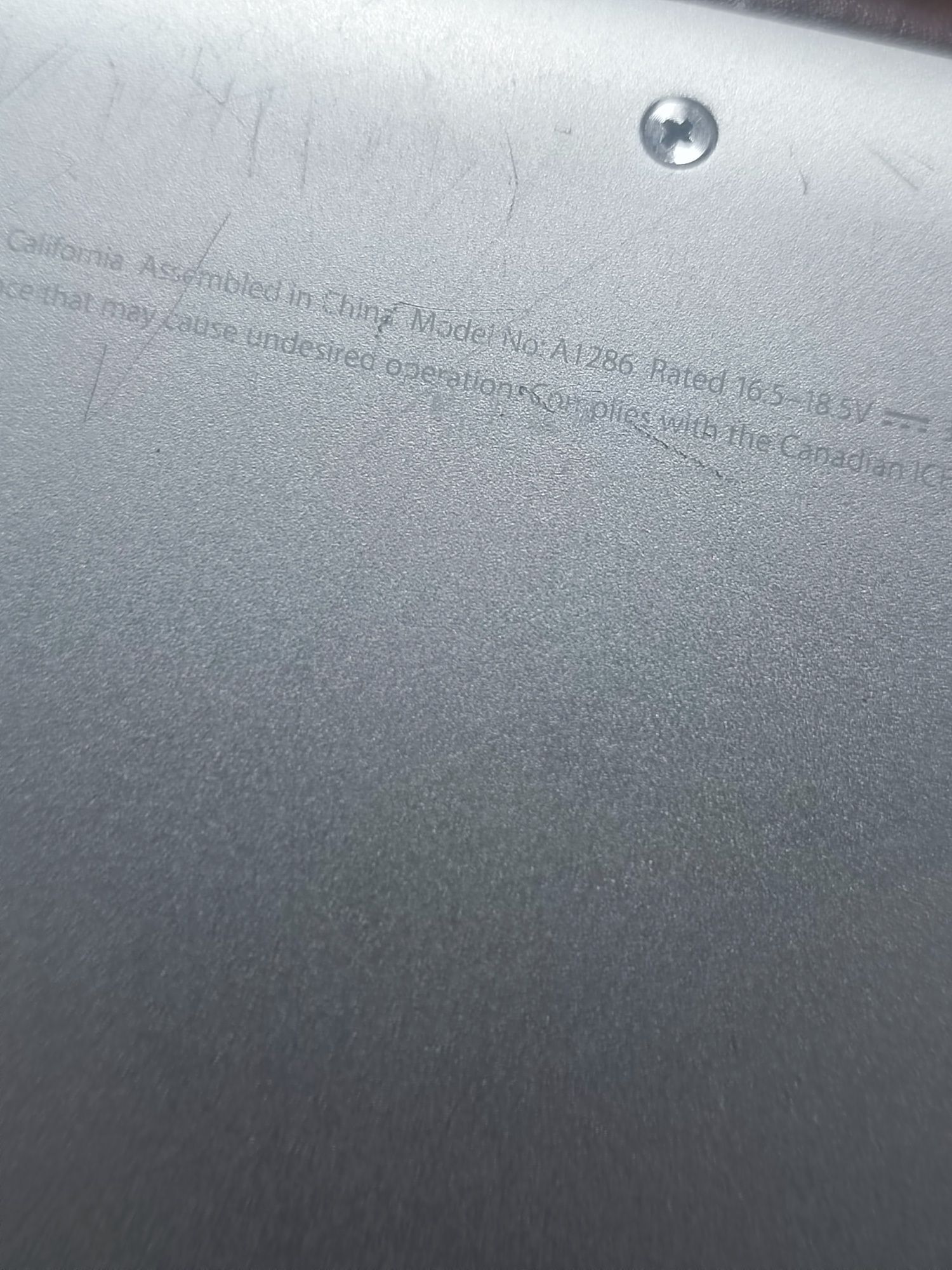 Ноутбук Apple MacBook Pro A1286 на запчастини
