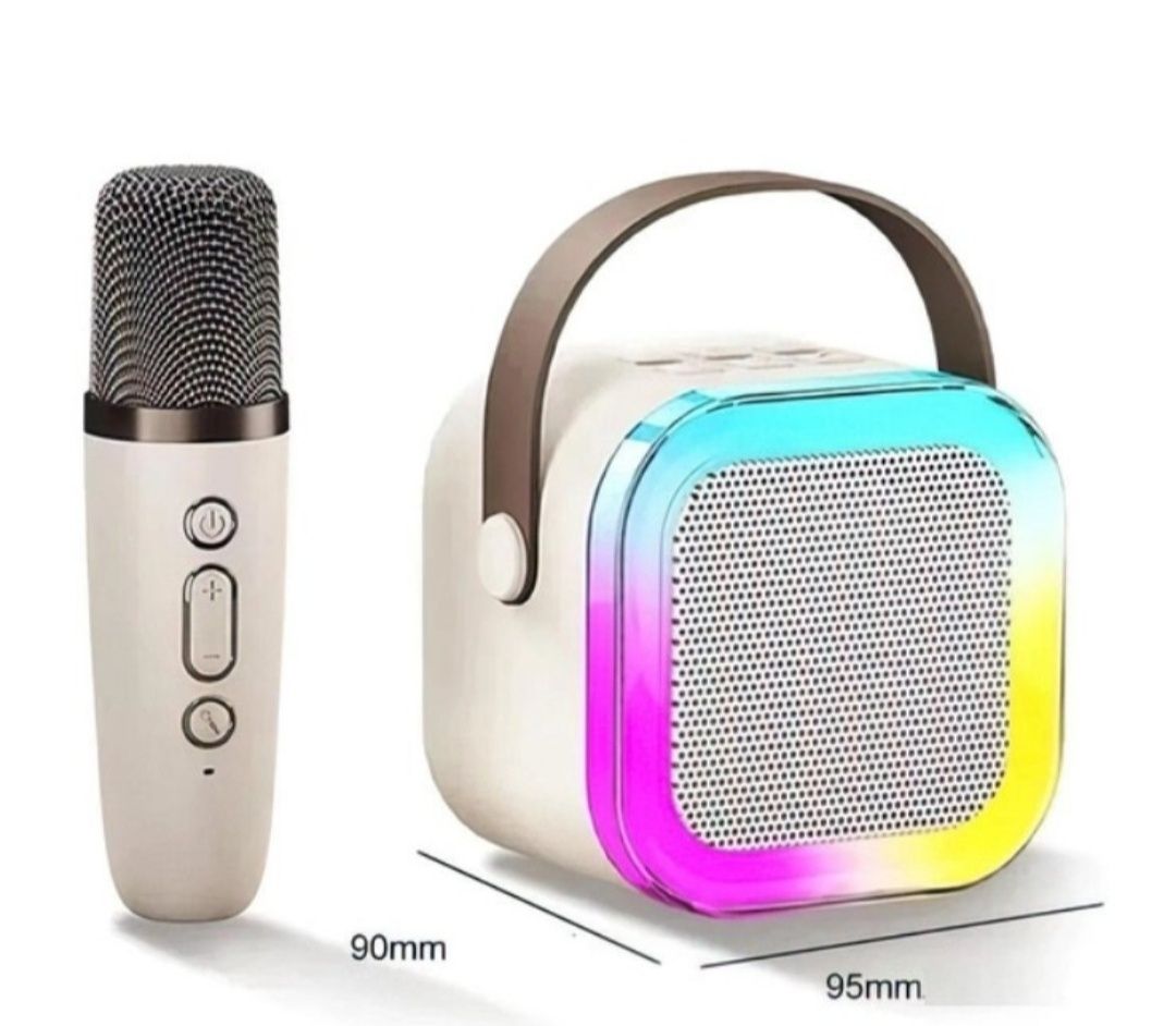 Міні караоке K12 Портативна Bluetooth колонка бездротова з мікрофонома