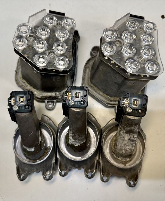 блок led поворота левой фары Bmw 5 f10 модуль 2010 2011 2012 2013 год