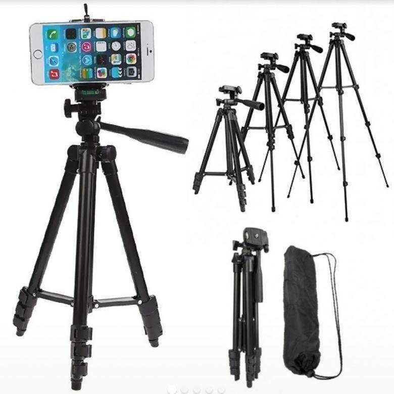 Штатив трипод тренога для кольцевой лампы или телефона Tripod 3120 1м