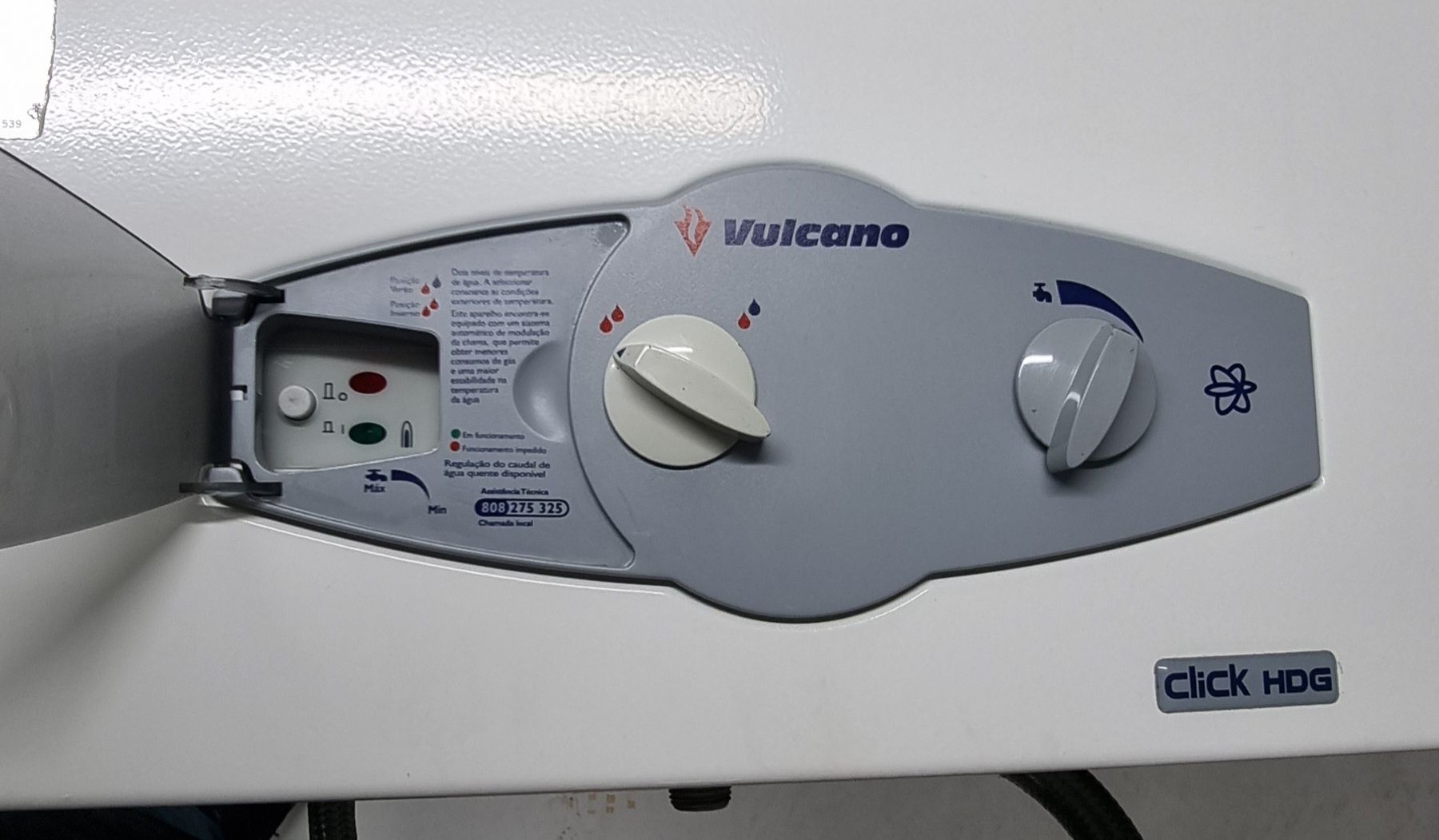Esquentador Vulcano 11lts ventilado e outro 18lts tiragem natural