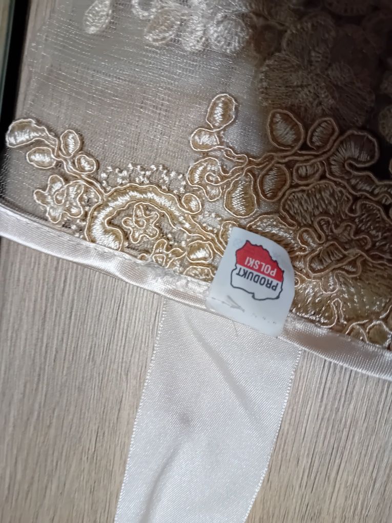 Sukienka mini beż/ złota wieczorowa s