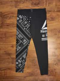 Spodnie treningowe legginsy Reebok One Series Nylux Brandana M 38 40