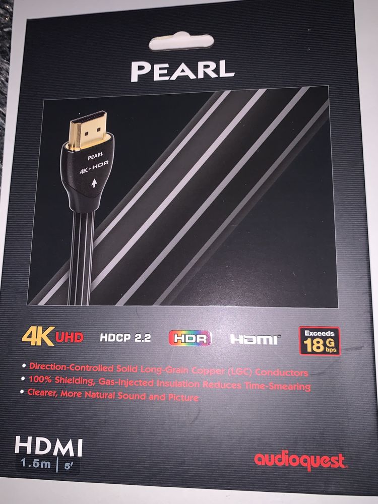 Cabo HDMI Audioquest Pearl 1.5MT.