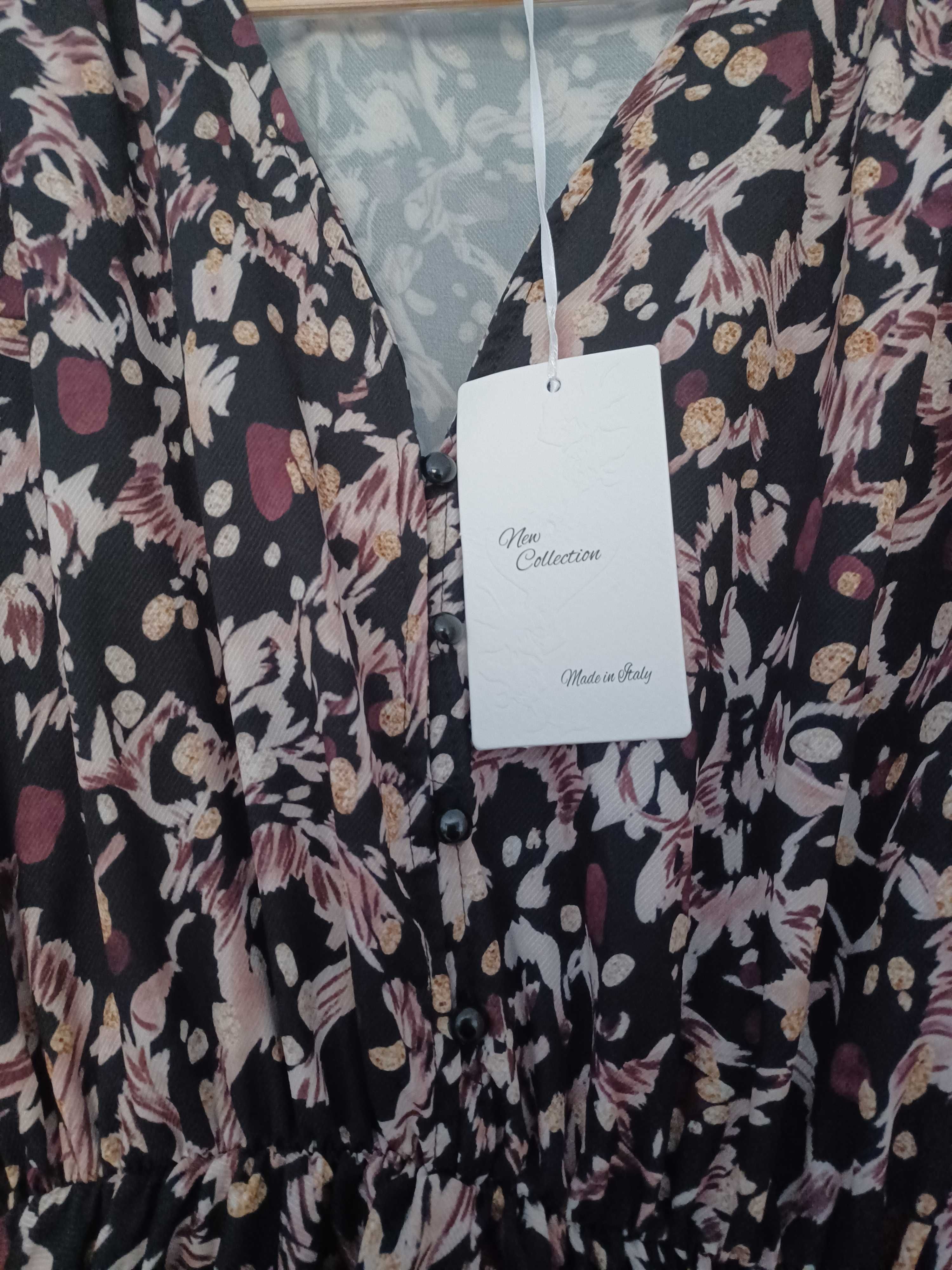 Sukienka plus size z wiskozy XXL
