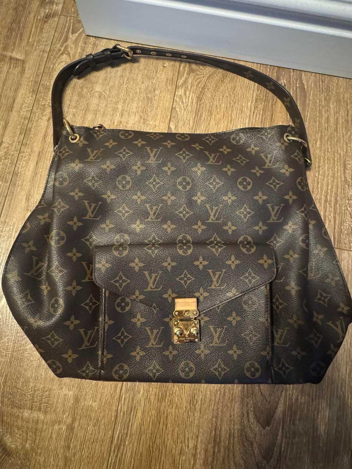 Louis Vuitton M40781 Torebka Metis Hobo Brązowy Monogram Płótno LV