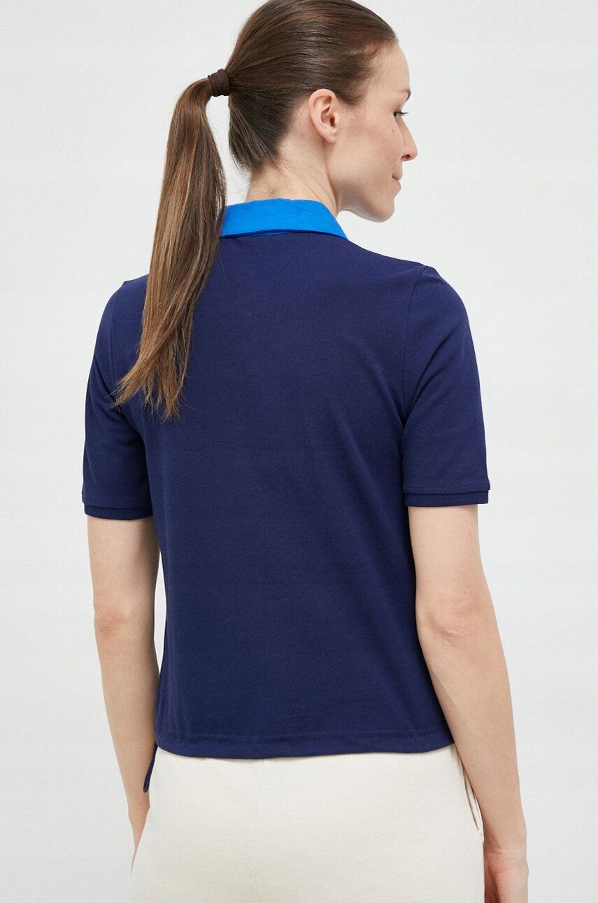 Fila Bluzka Damska Polo Granatowa Koszulka z Kołnierzykiem FAW0421