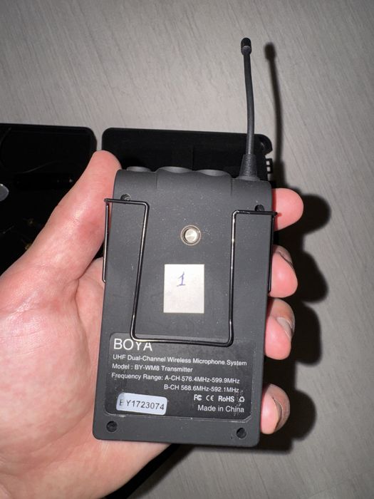 Петличная микрофонная система BOYA BY-WM8 Dual-Channel