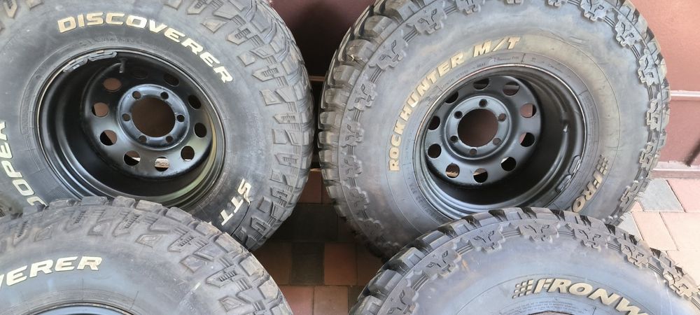 Диски с резиною та проставками Mitsubishi l200 грязьові