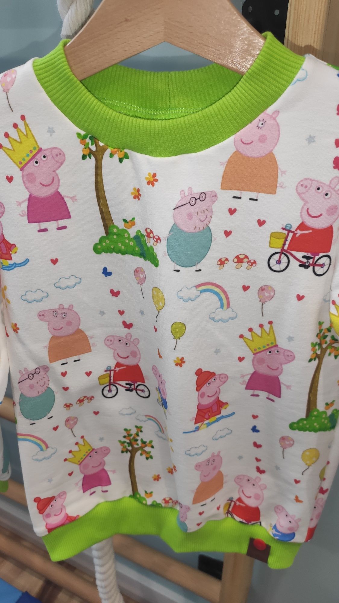 Bluza dziecięca świnka Peppa 98/ 104 bawełna nowa sweterek z Peppa