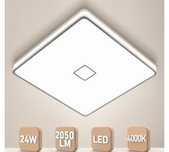 Потолочна (стельова) Led люстра 24 W 4000K, захист води IP44