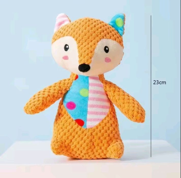 Wyprzedaż!!! 23 cm. Pluszowa Zabawka dla Psa Kota Piszczałka