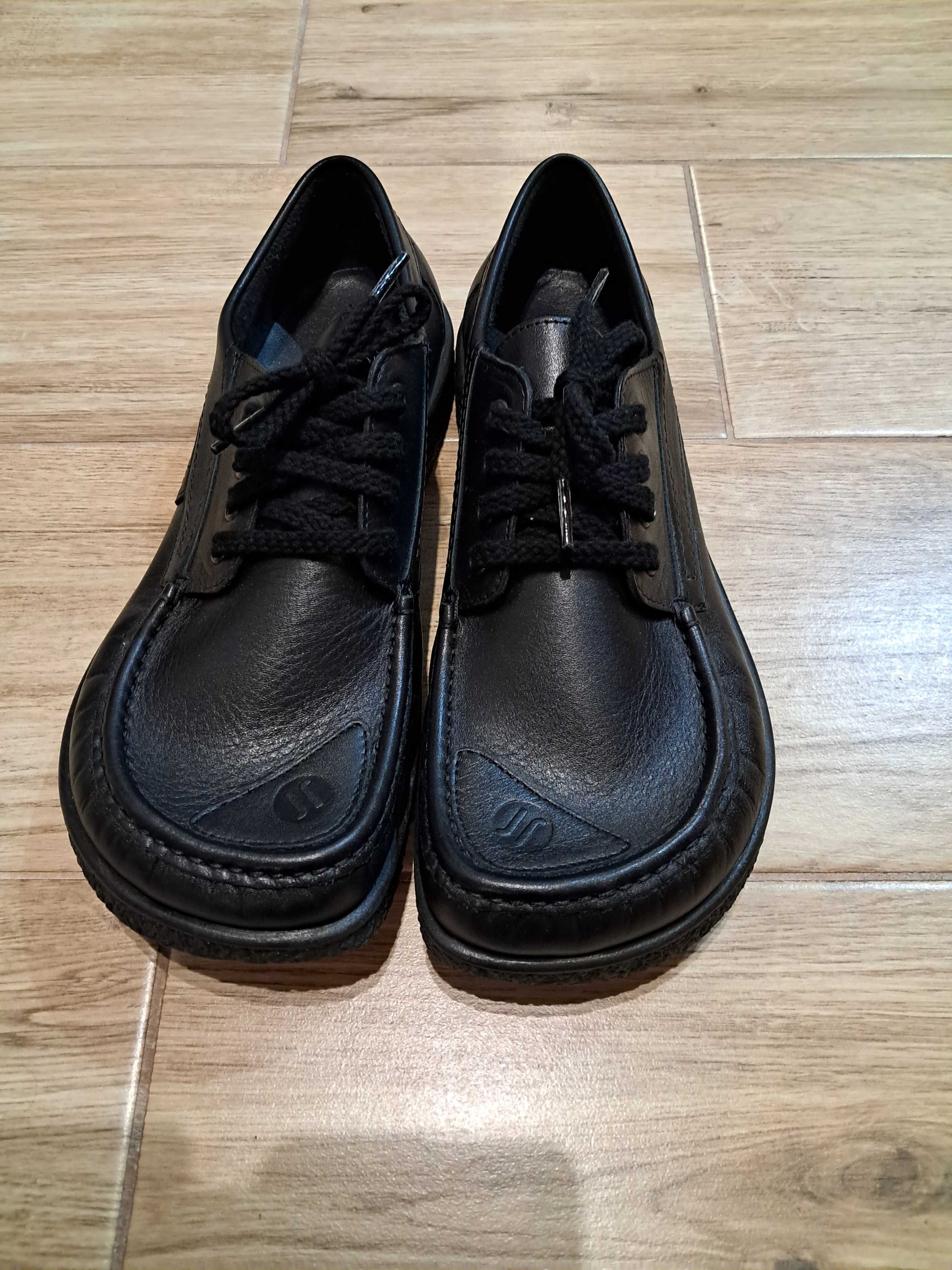 Buty męskie Jacoform, barefoot, skóra naturalna, r. 42-42,5