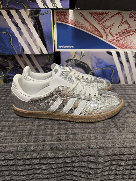 Кросівки Adidas Samba OG Metallic Silver 42(27см) нові