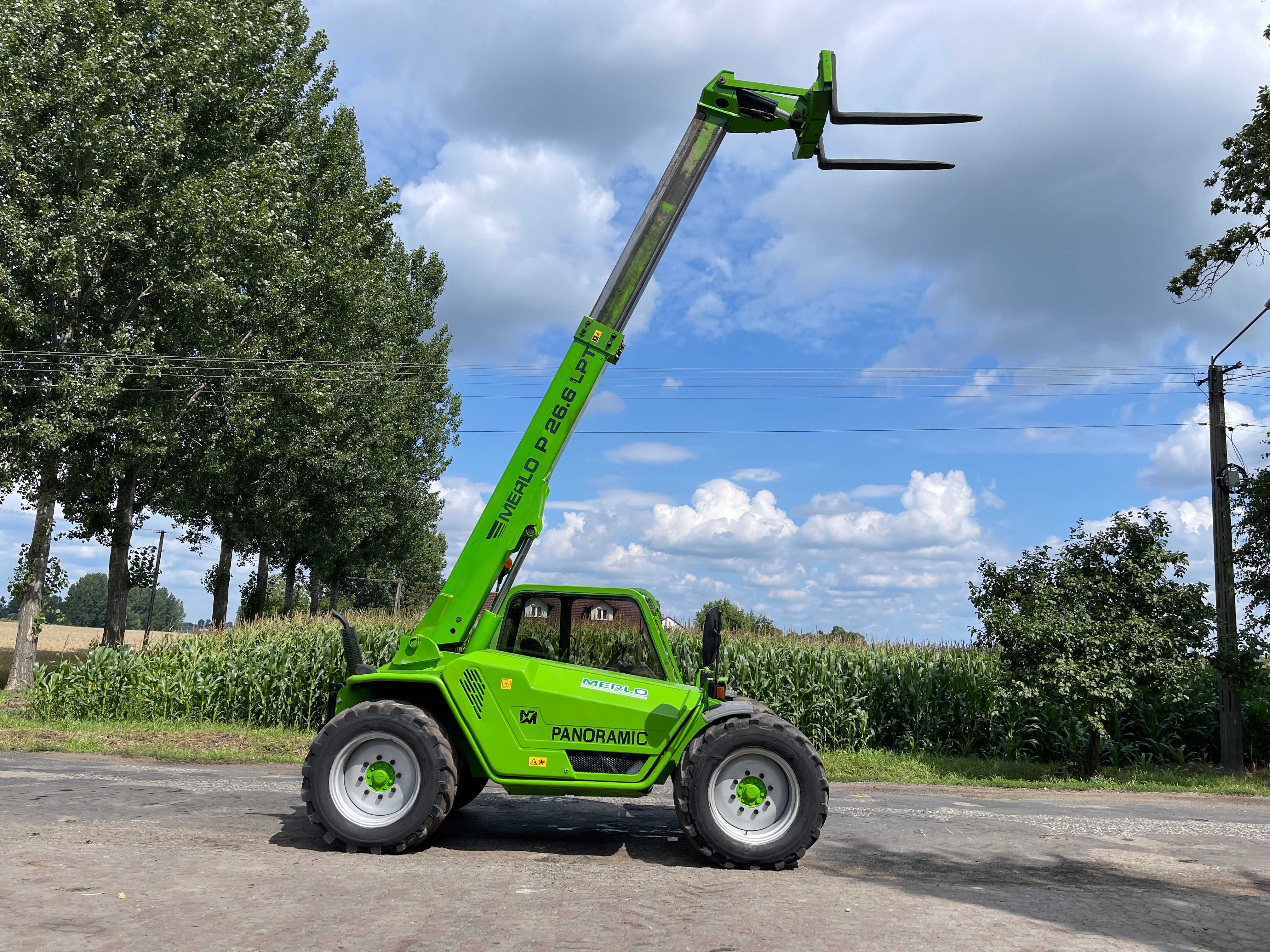 Ładowarka teleskopowa Merlo 26.6 Niska i wąska 2M*Joystick,Perkins,4X4