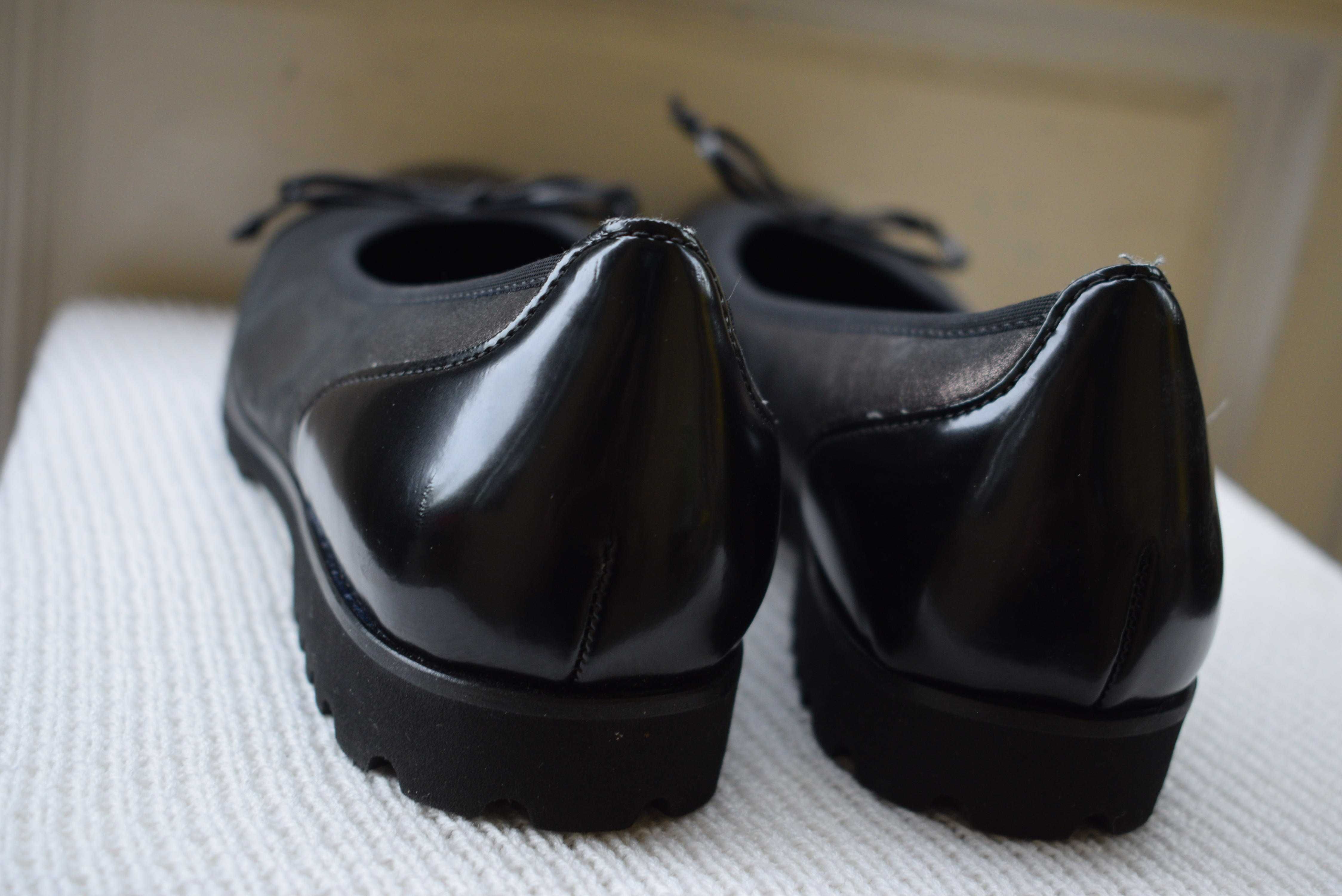 кожаные слипоны туфли балетки лодочки Gabor р. 42 27.2 см