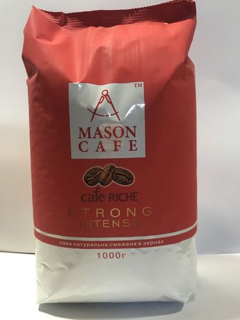 Кава в зернах ТМ «Mason Cafe» Strong Intense