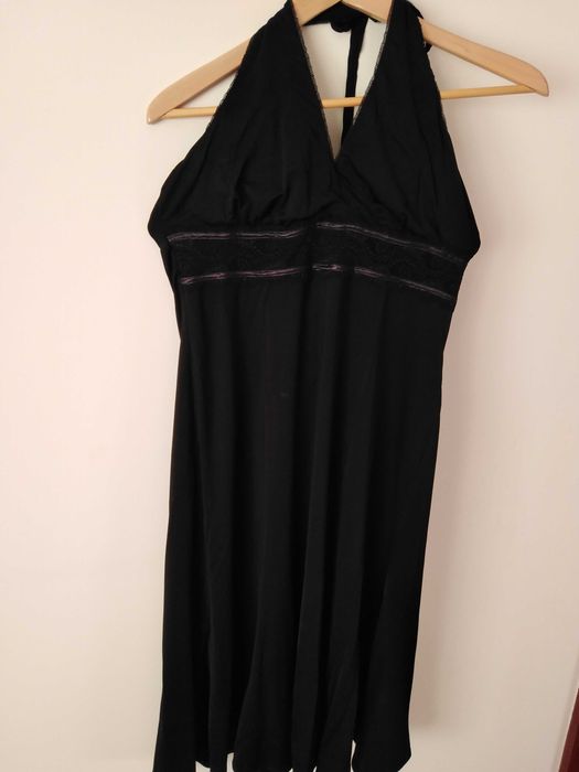Vestido preto malha Ana Sousa